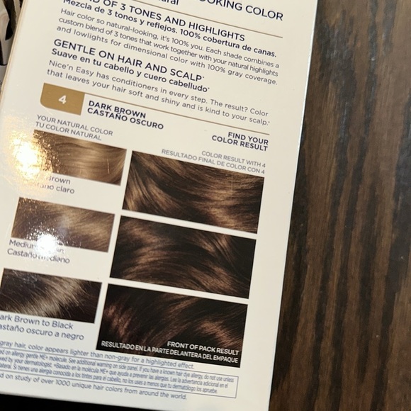 Clairol Nice'n Easy Hair Color 4 Brown set of two - Picture 4 of 4